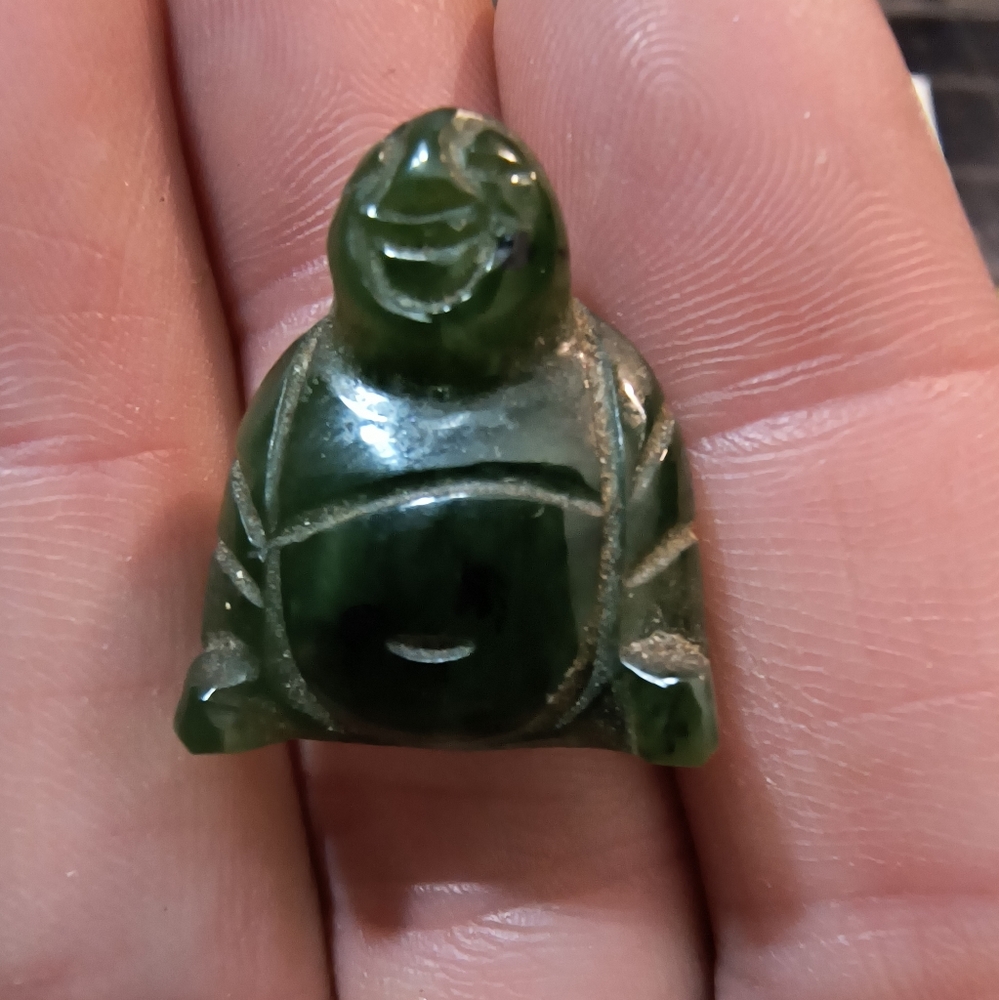 Jade, carved God of Happiness